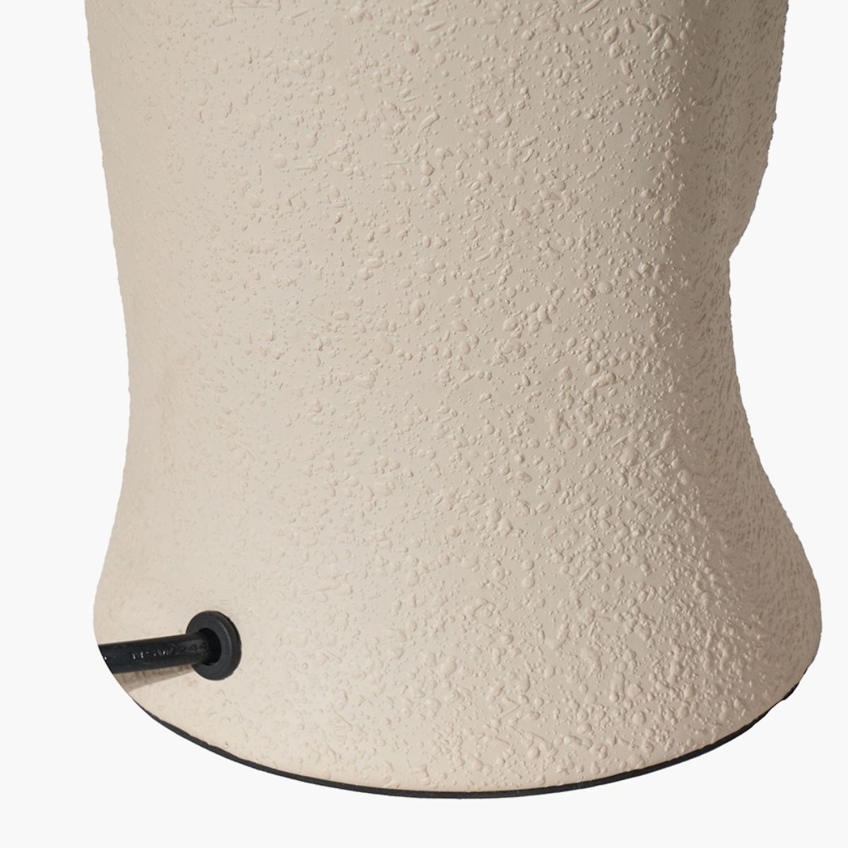 Pacific Lifestyle Rushmore Cream Texture Ceramic Table Lamp With Face Detail