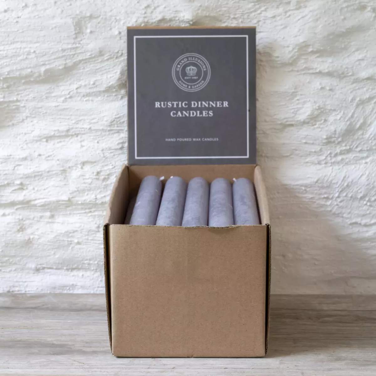 Grand Illusions Rustic Dinner Candle