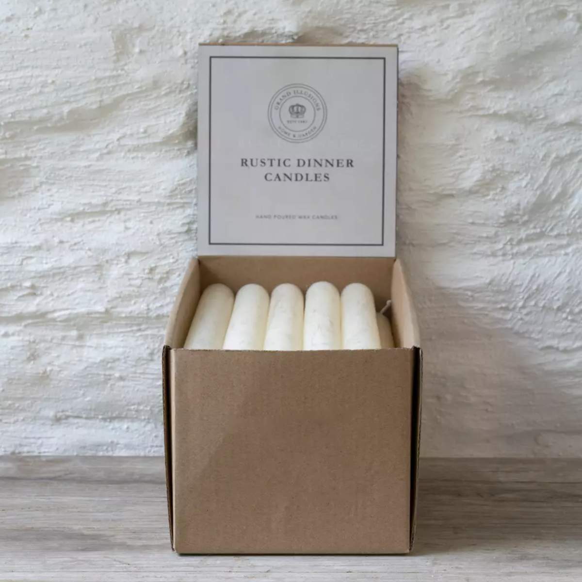 Grand Illusions Rustic Dinner Candle