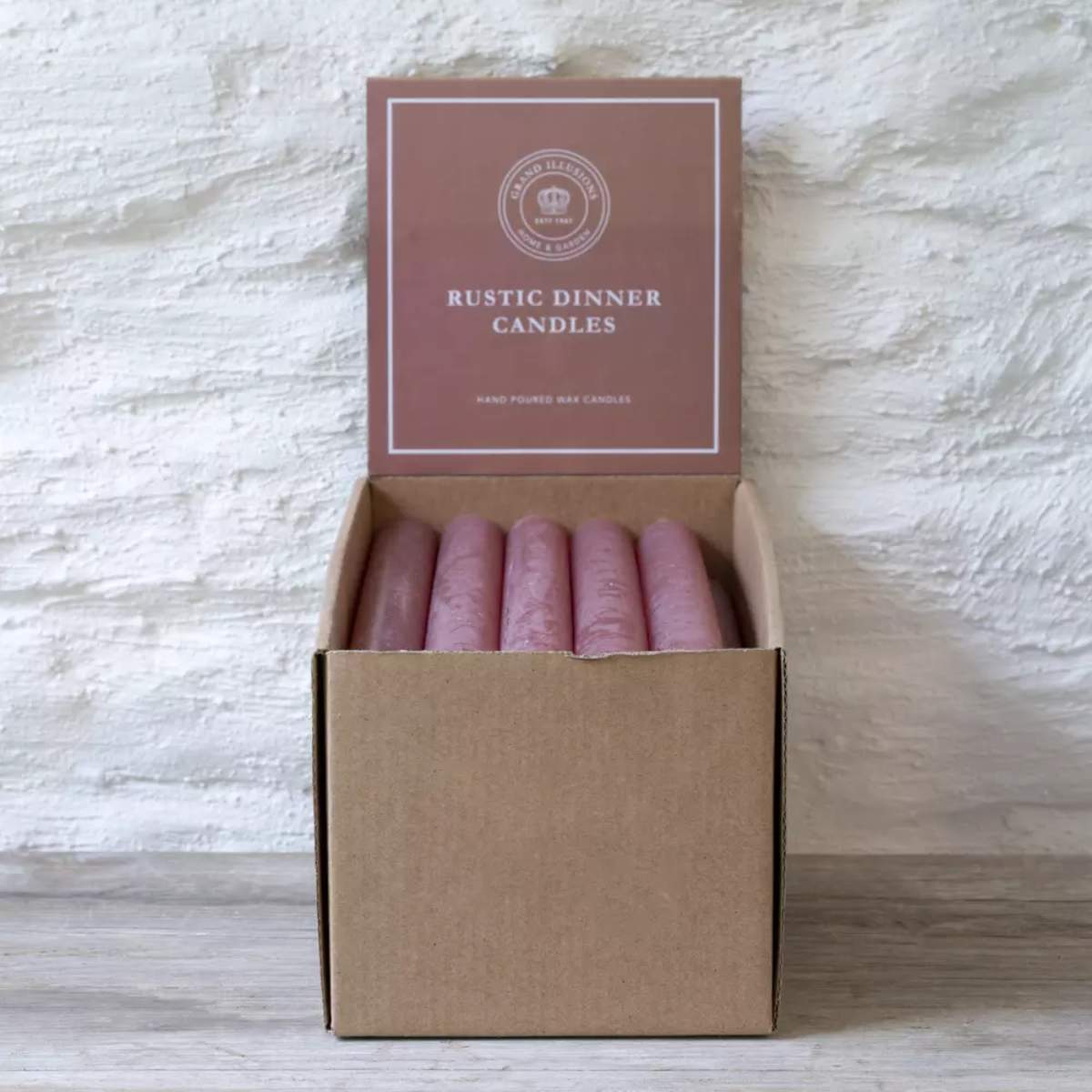 Grand Illusions Rustic Dinner Candle