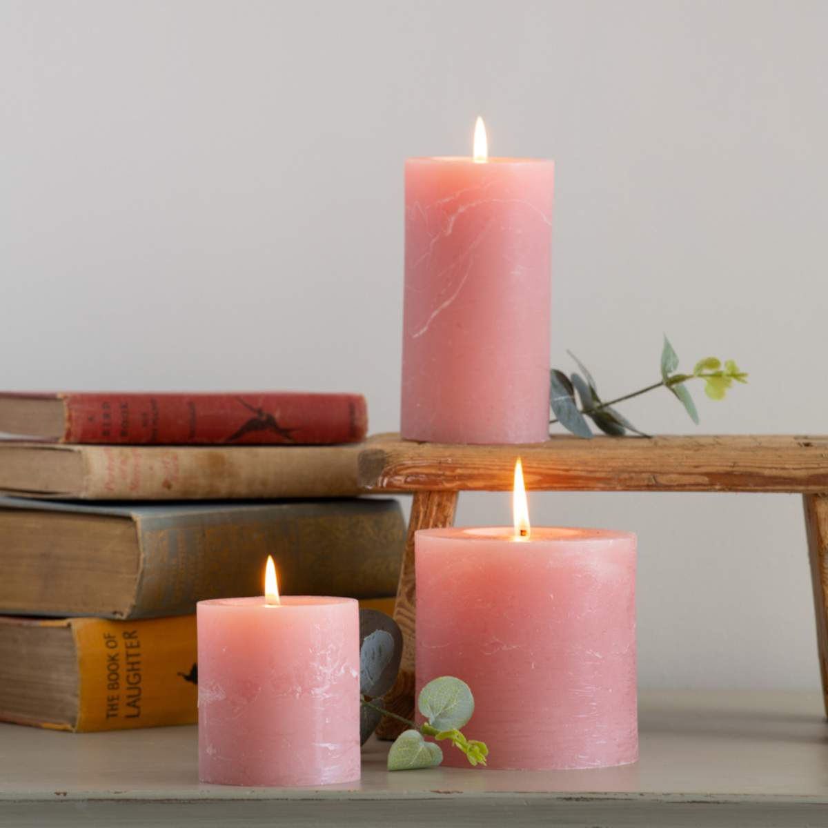 Grand Illusions Rustic Pillar Candle 70x75mm