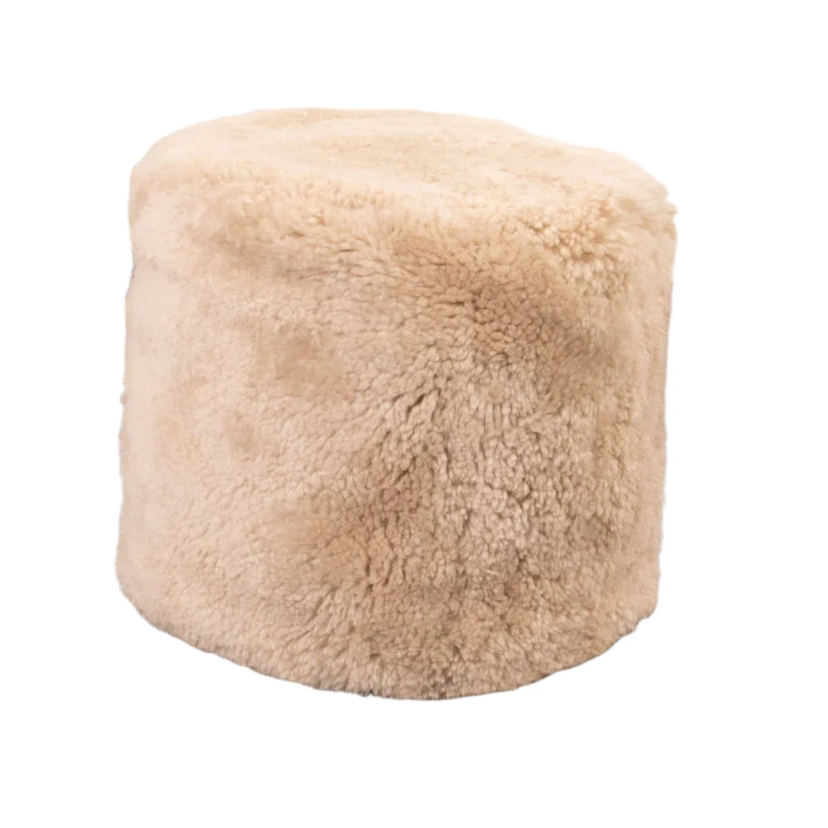 Native Home & Lifestyle Short Pile Sheepskin Pouf