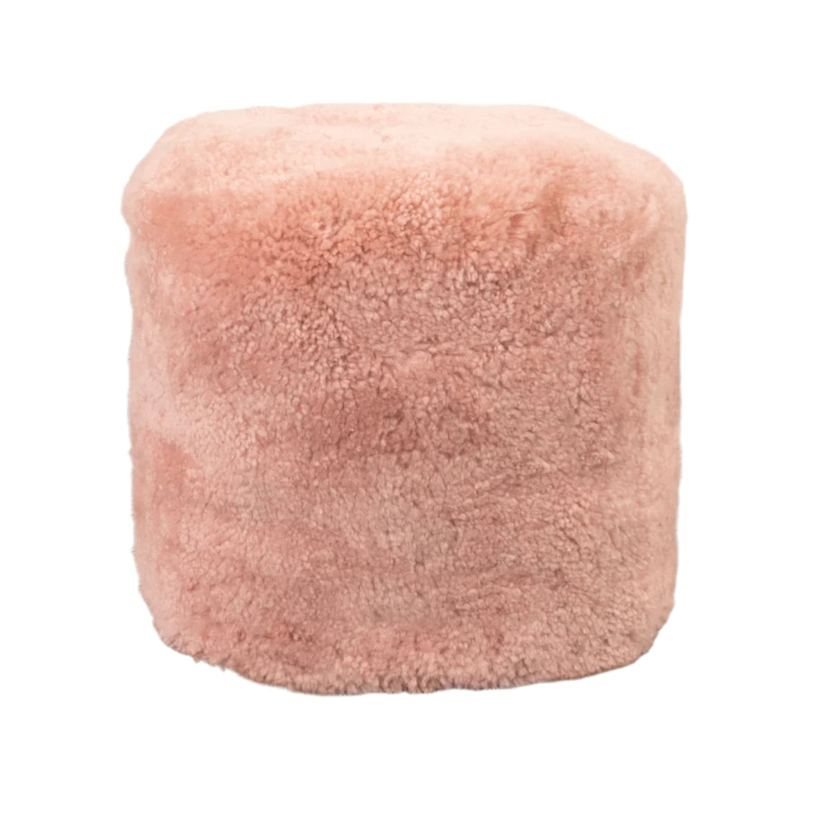 Native Home & Lifestyle Short Pile Sheepskin Pouf