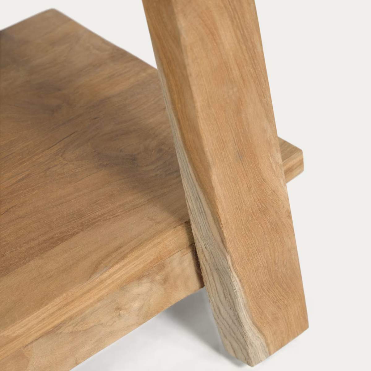 Kave Home Safara solid recycled teak bench 150 cm