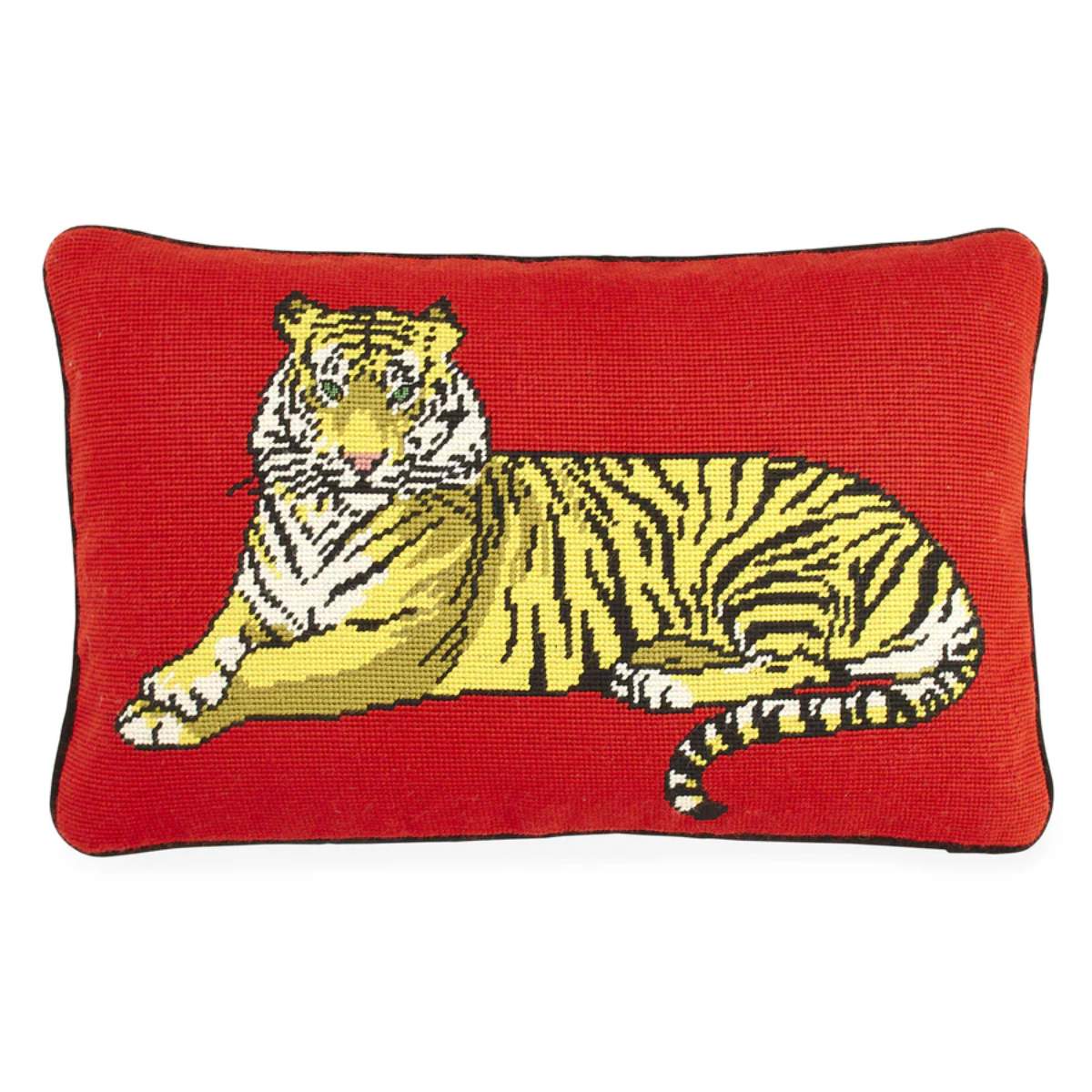 Jonathan Adler Safari Needlepoint Cushion