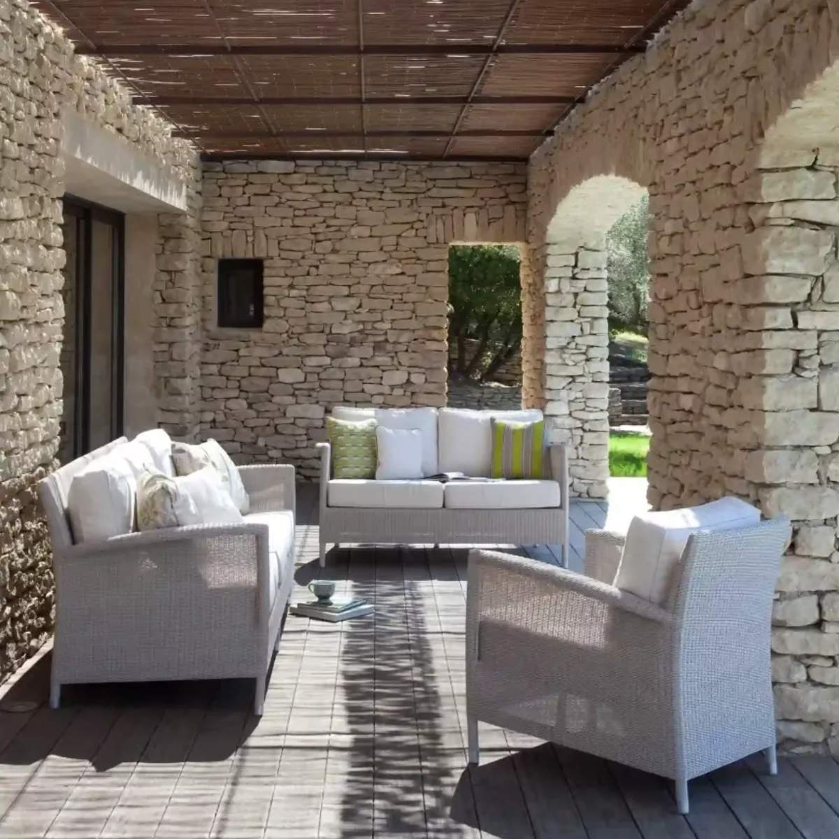 Vincent Shepherd Safi 3 Seater Garden Lounge Sofa