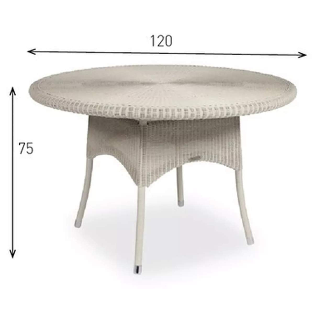 Vincent Shepherd Safi Garden Dining Table DIA 120 CM
