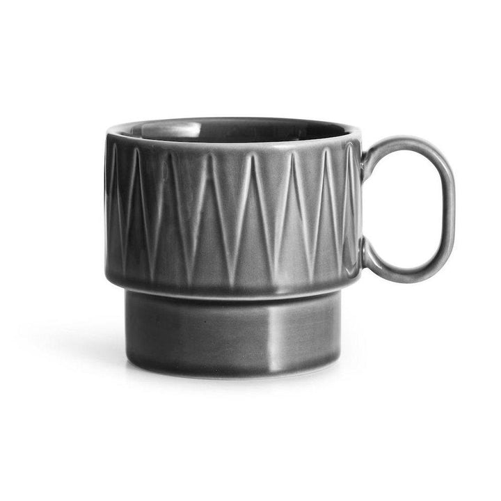 Coffee and More Tea Mug Grey-Beaumonde