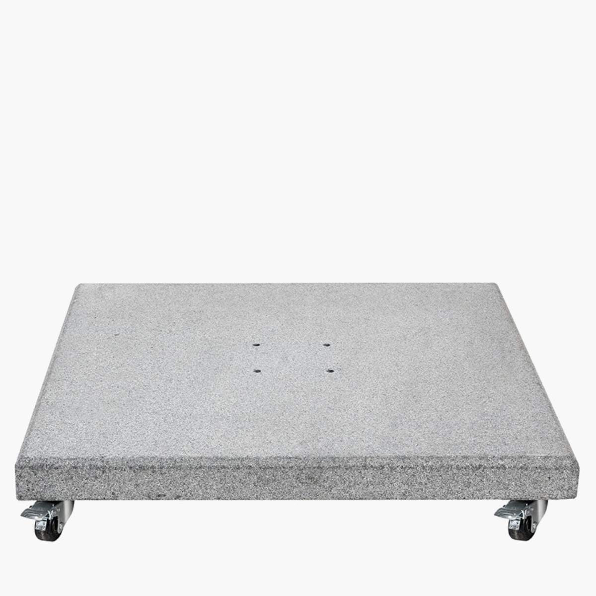 Pacific Lifestyle Salerno Hammered Grey Granite 90KG Wheeled Parasol Base