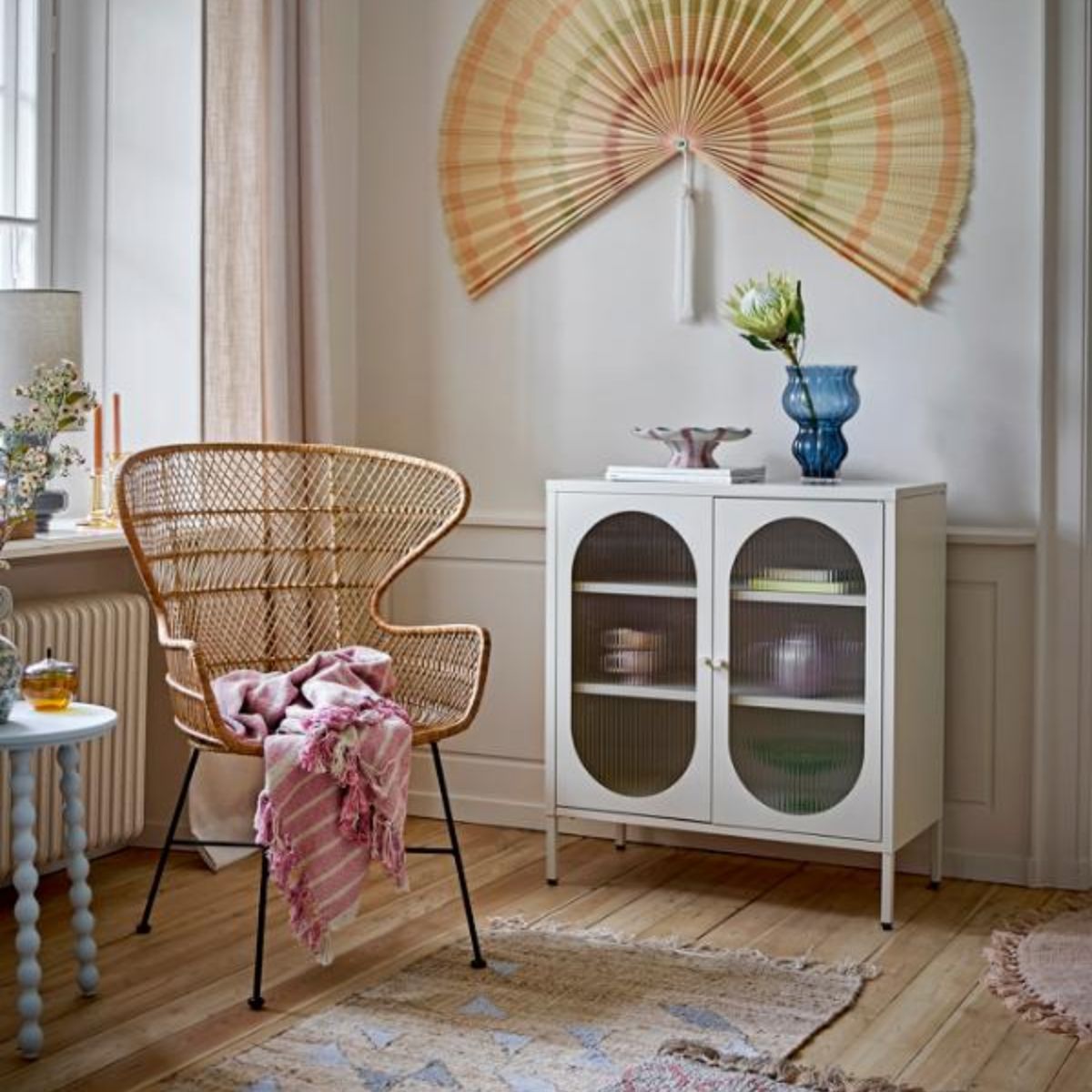 Bloomingville Salino Side Table - Blue Pine