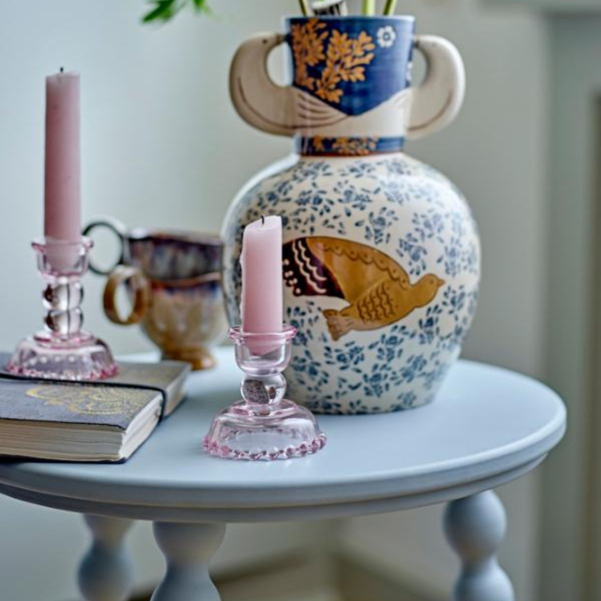 Bloomingville Salino Side Table - Blue Pine