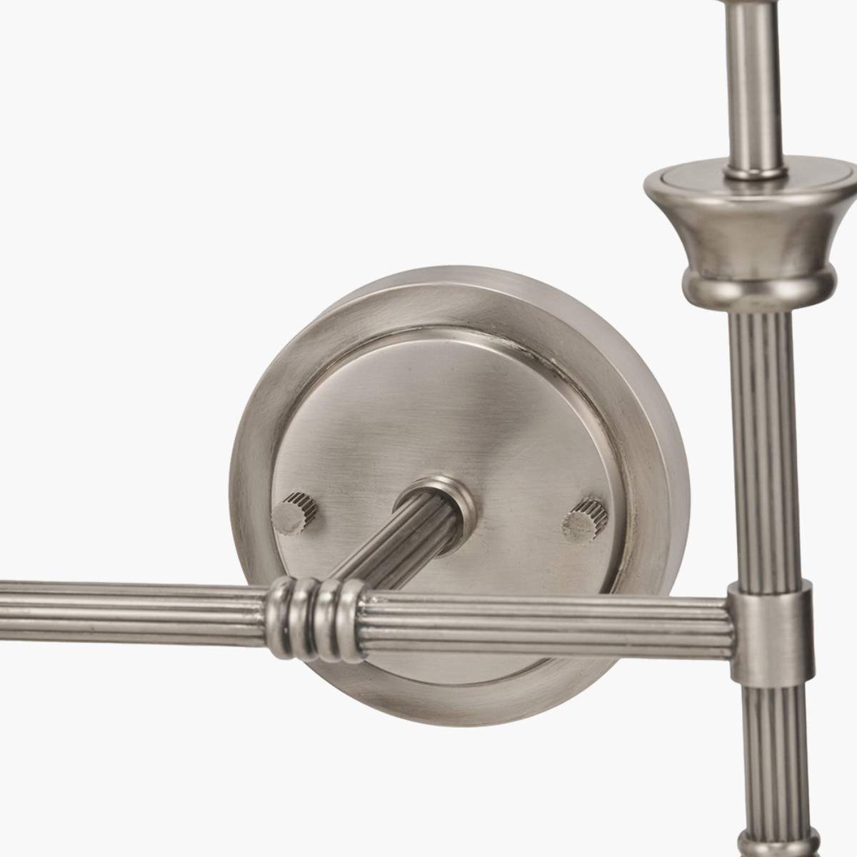 Pacific Lifestyle Salvatore Antique Silver Metal Double Wall Light