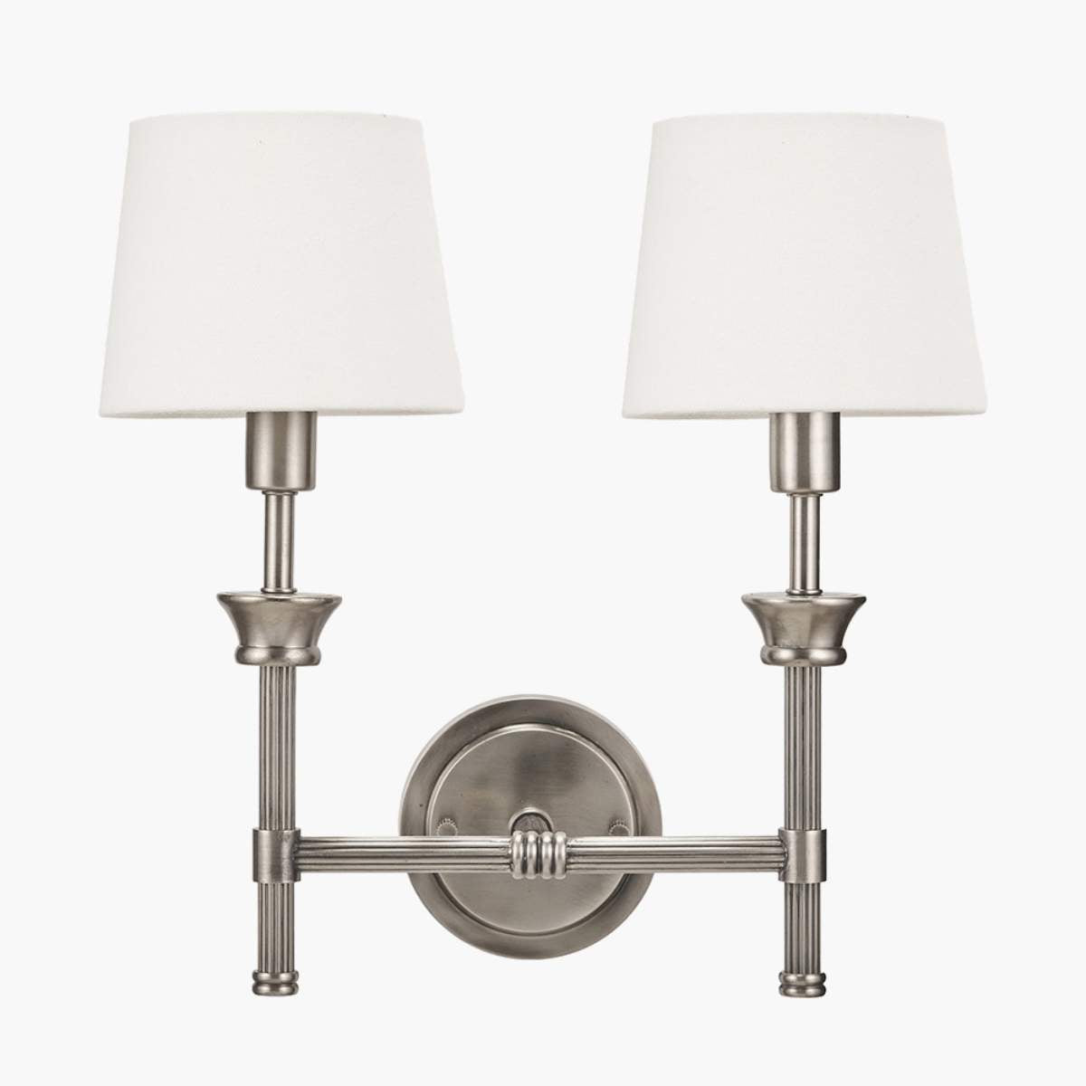 Pacific Lifestyle Salvatore Antique Silver Metal Double Wall Light