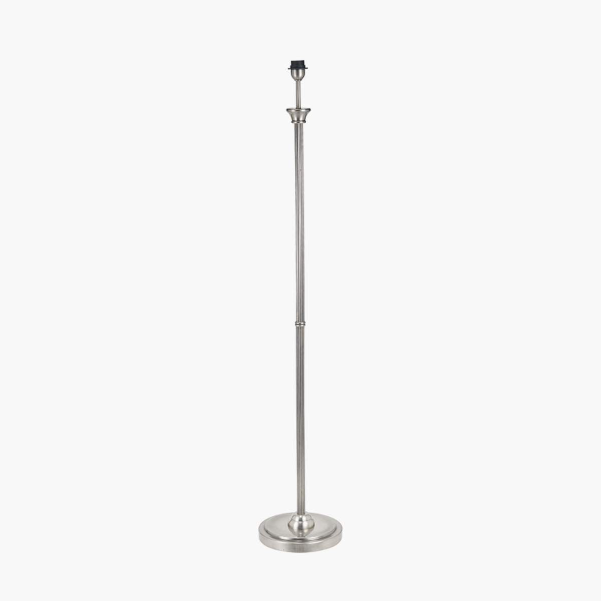 Pacific Lifestyle Salvatore Antique Silver Metal Floor Lamp Base