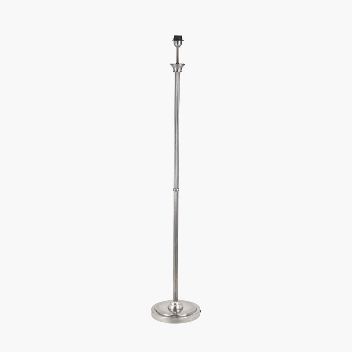Pacific Lifestyle Salvatore Antique Silver Metal Floor Lamp Base