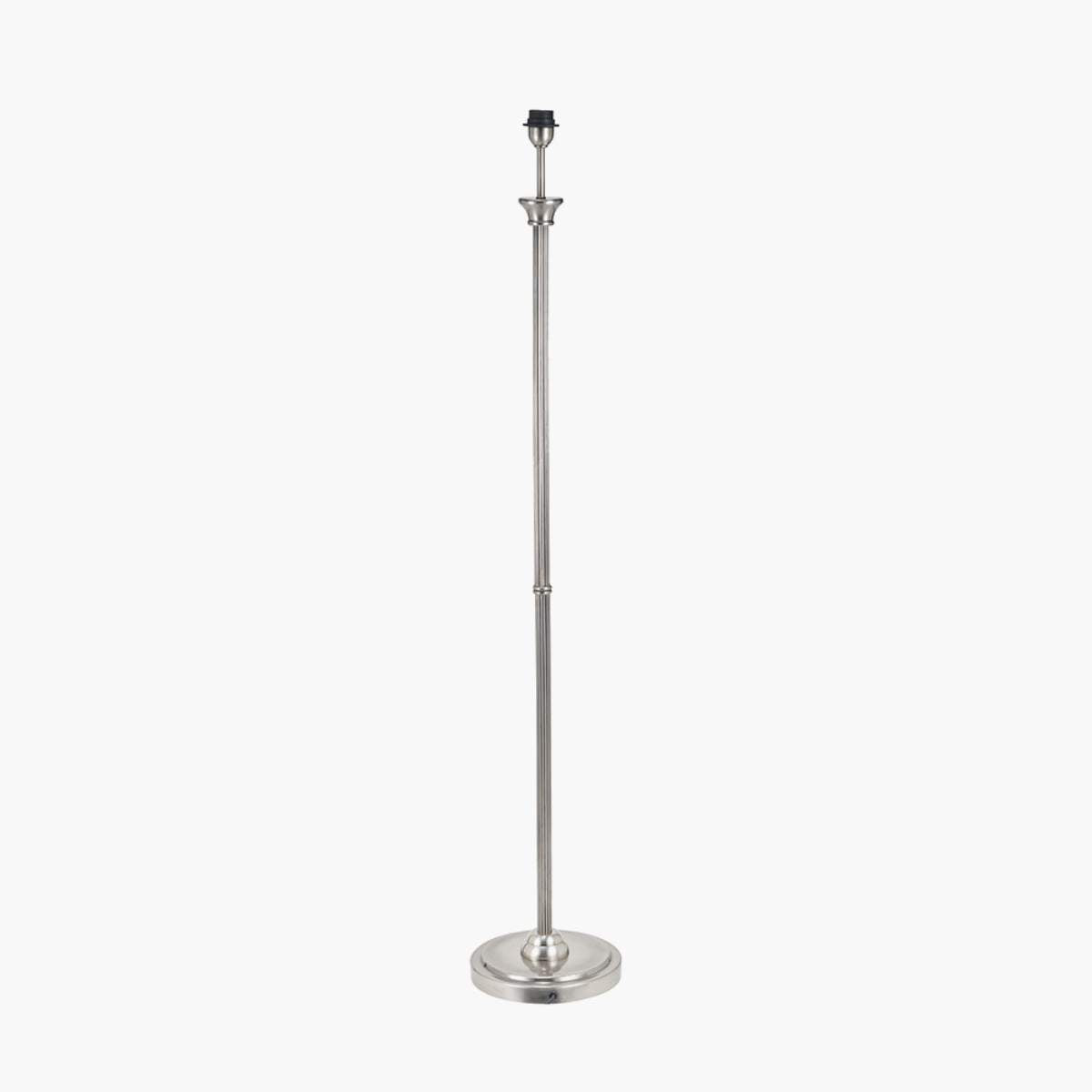 Pacific Lifestyle Salvatore Antique Silver Metal Floor Lamp Base