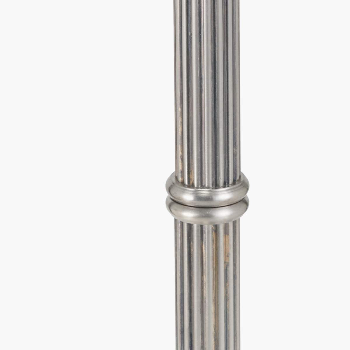 Pacific Lifestyle Salvatore Antique Silver Metal Floor Lamp Base