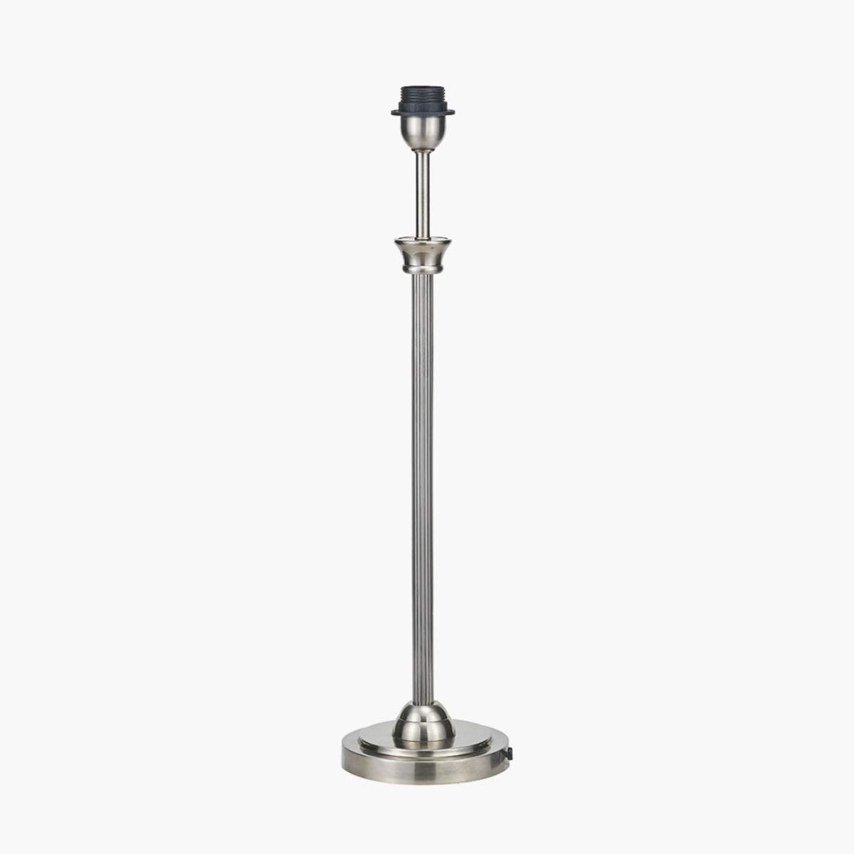 Pacific Lifestyle Salvatore Antique Silver Metal Table Lamp Base