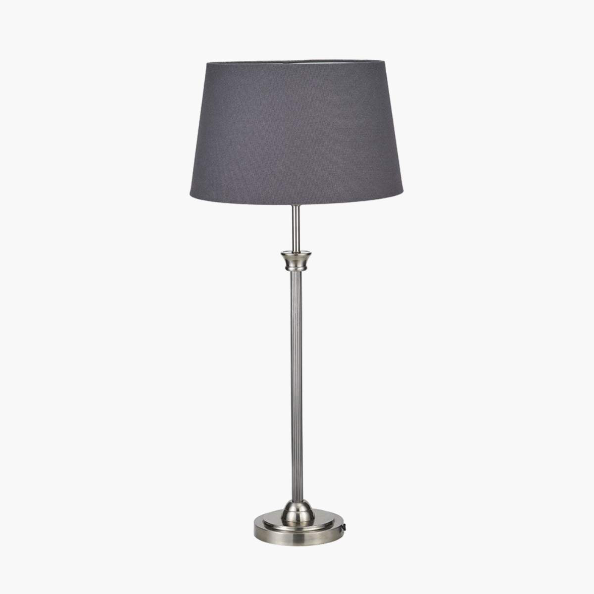 Pacific Lifestyle Salvatore Antique Silver Metal Table Lamp Base