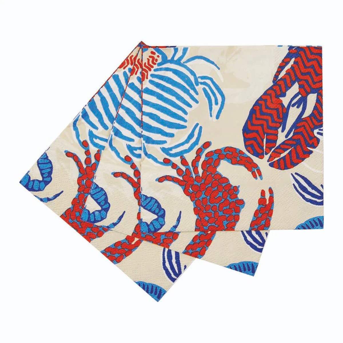 Rock Flower Paper Sandy Claws Paper Cocktail Napkins (Pack of 25)