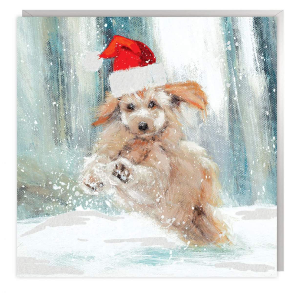 Artbeat Santa Puppy Christmas Cards 48pk