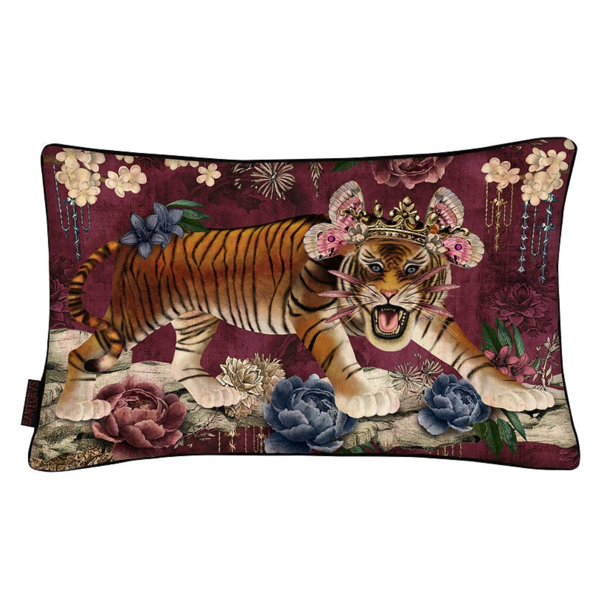 Santorus Boudoir Cushion Cover - On The Prowl reverse