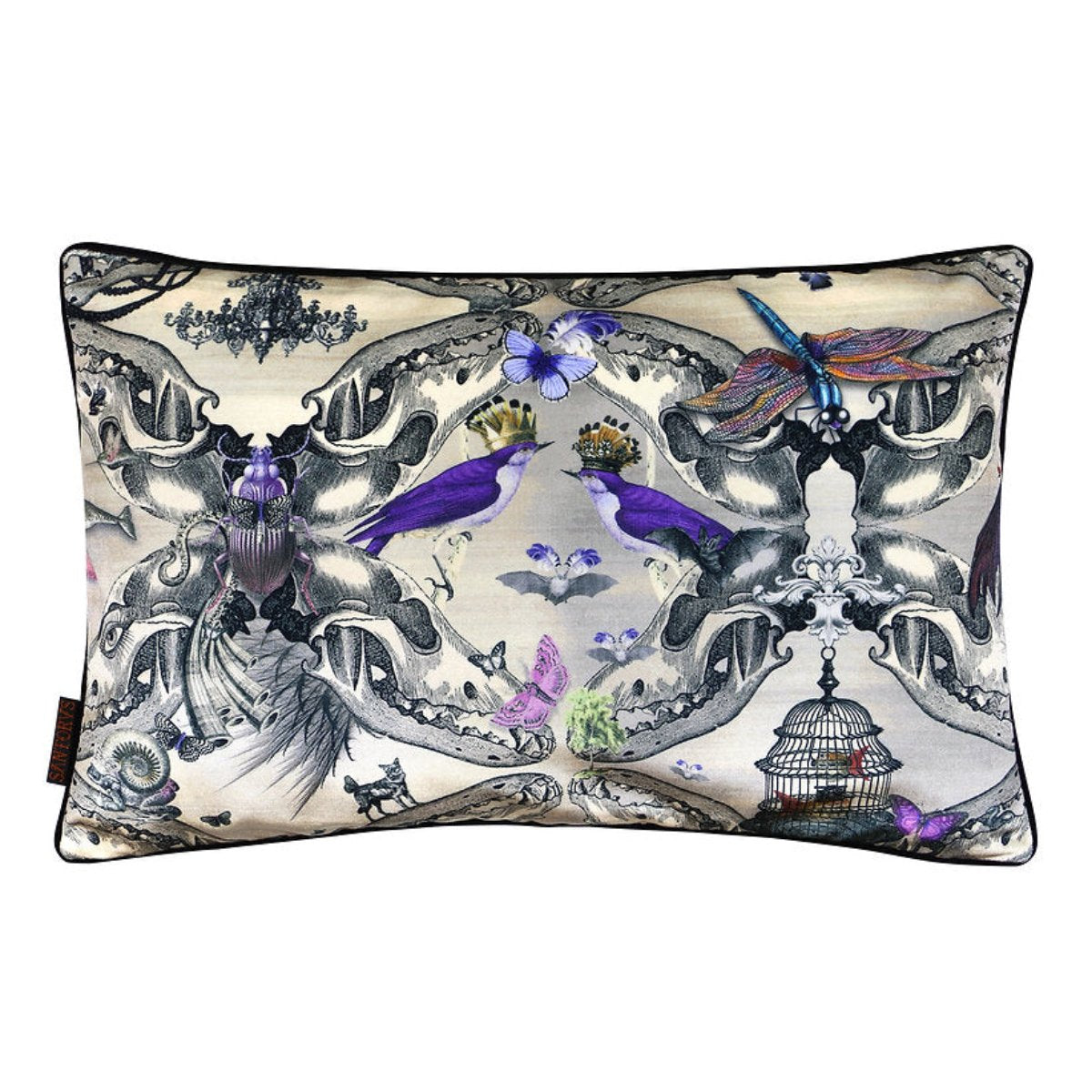 Santorus Boudoir Cushion Cover - Menagerie reverse