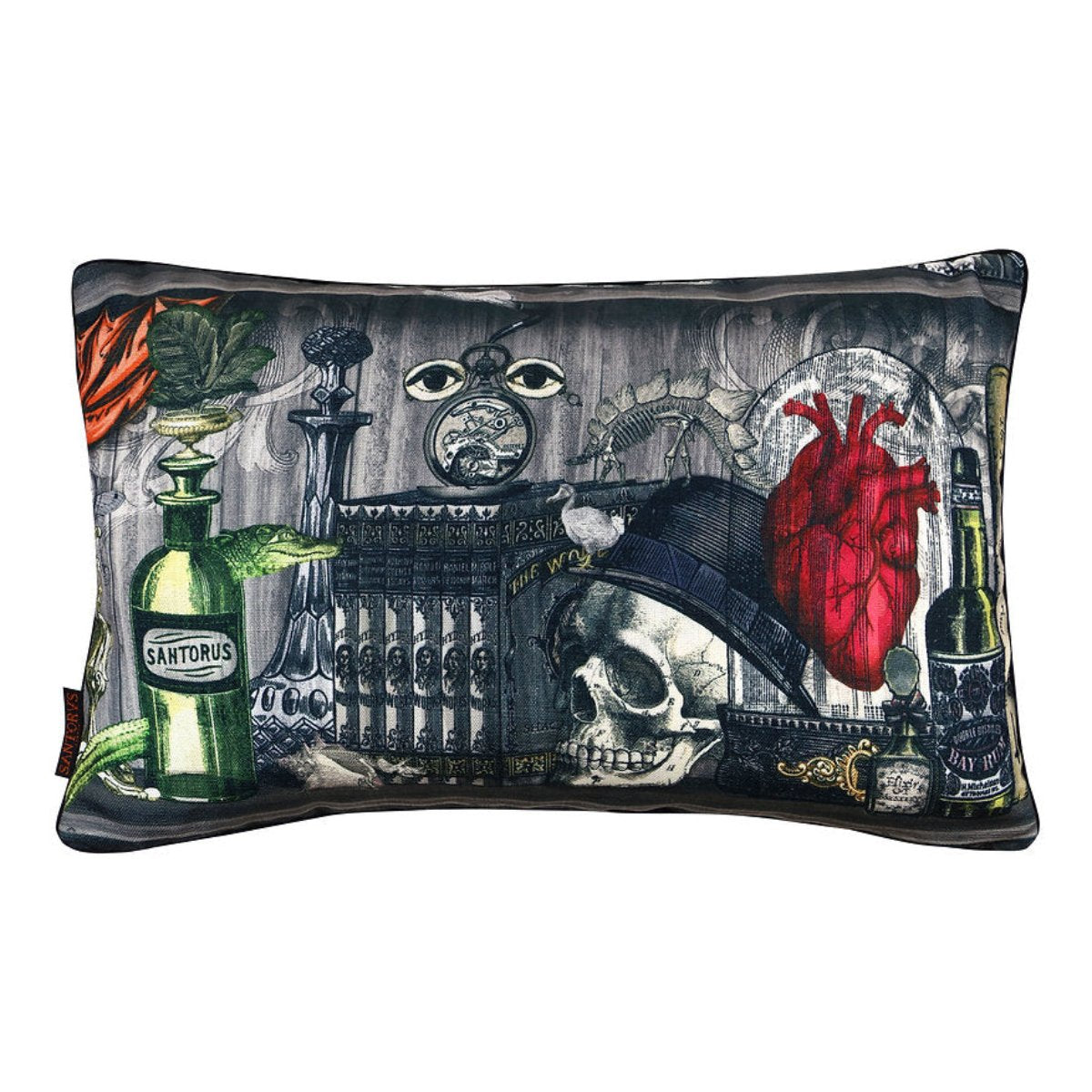 Santorus Boudoir Linen Cushion Cover - Bibelots reverse