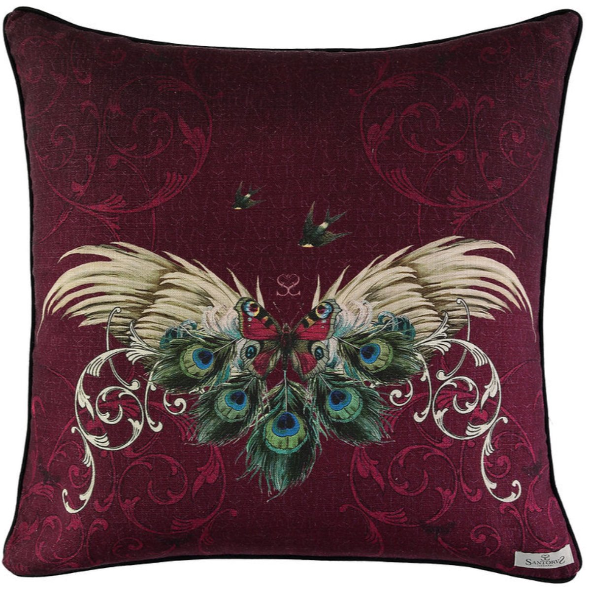 Santorus Large Cushion Cover - Madame De La Soir reverse