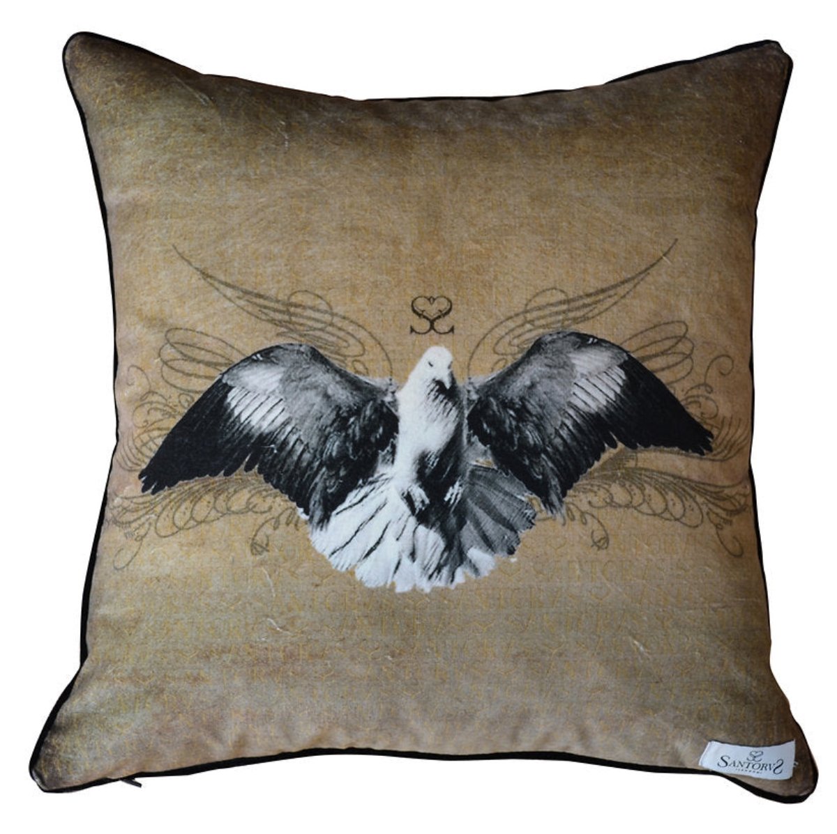 Santorus Scatter Cushion Cover - Arrivée Des Oiseaux reverse