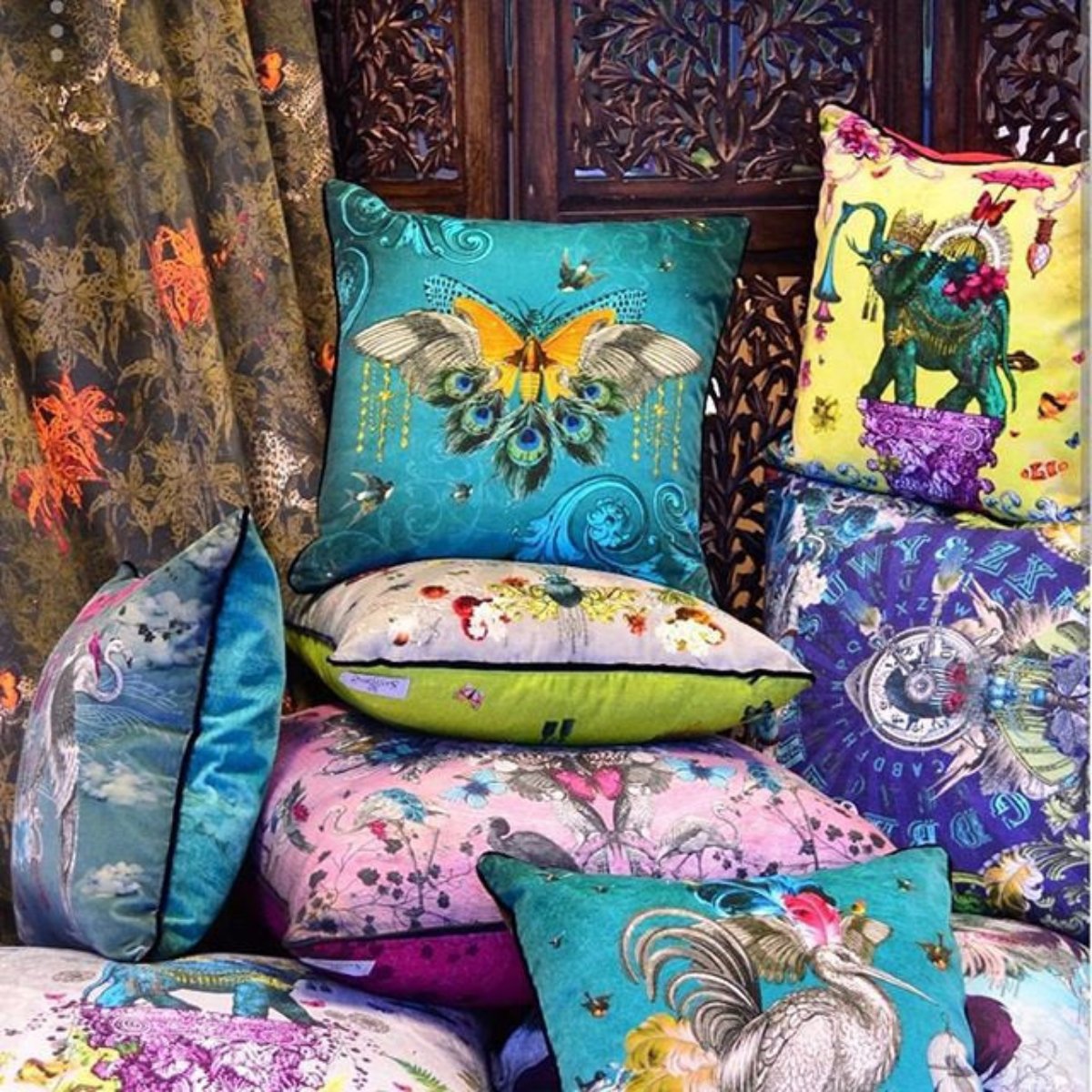 Santorus Scatter Cushion  Cover - Madame De La Soir lifestyle