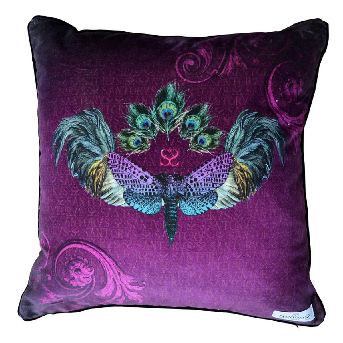 Santorus Scatter Cushion  Cover - Madame De La Soir reverse