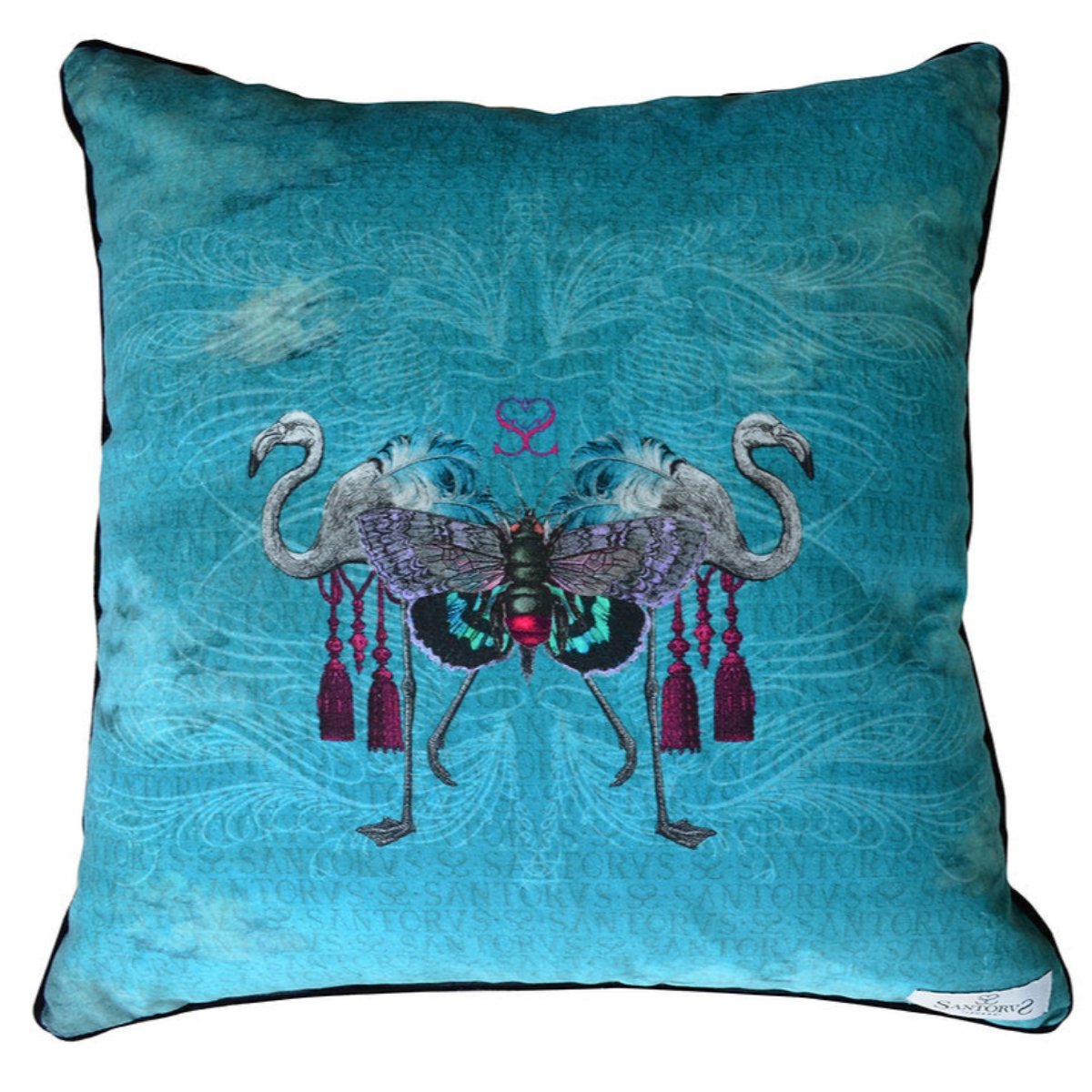 Santorus Scatter Cushion  Cover - Regis Convinium reverse 