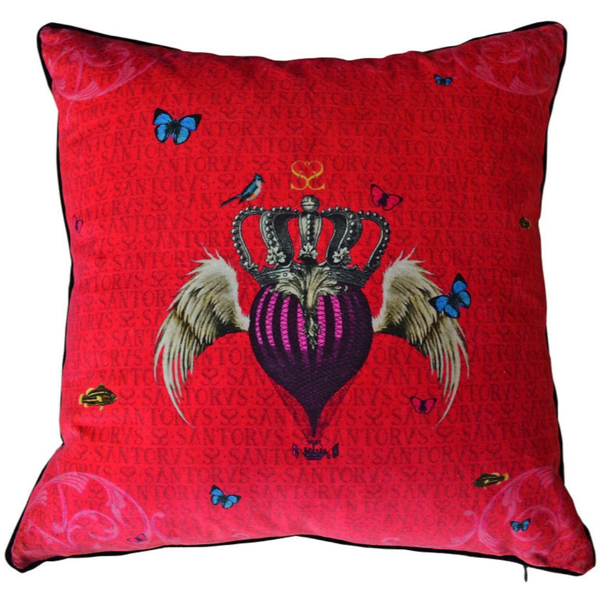 Santorus Scatter Cushion  Cover - The Other Orient reverse