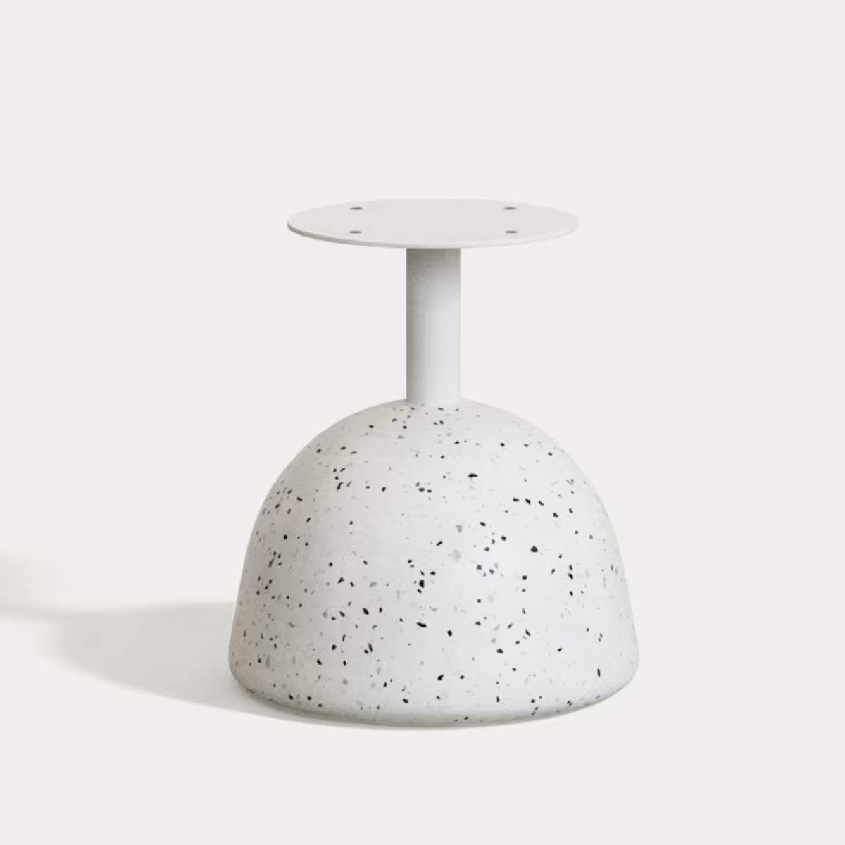 Kave Home Saura coffee table with white terrazzo and natural acacia top, 32 x Ø55 cm FSC 100%