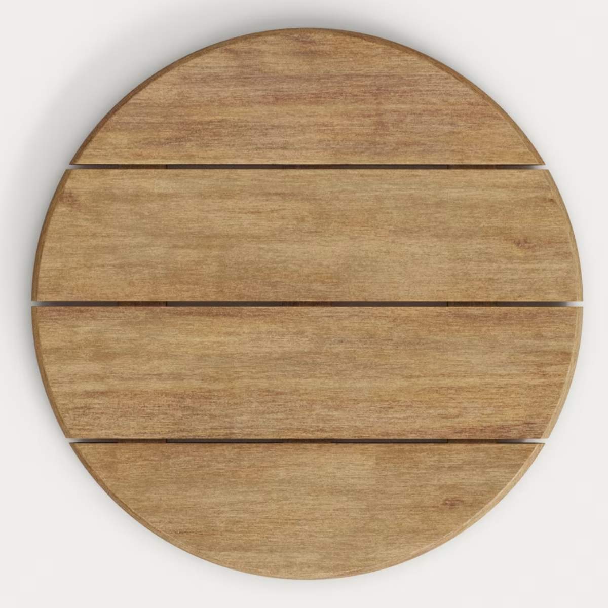 Kave Home Saura coffee table with white terrazzo and natural acacia top, 32 x Ø55 cm FSC 100%