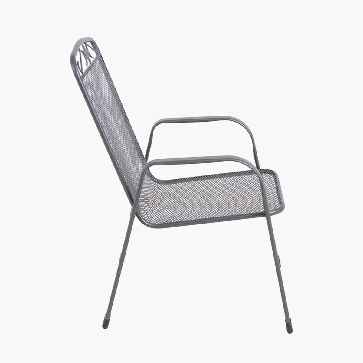 Pacific Lifestyle Savoy Bistro Set with Sage Green Striped/Plain Cushions