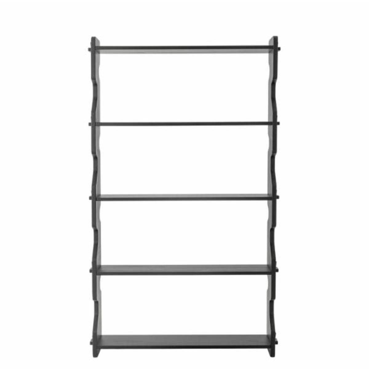 Bloomingville Savoya Shelving Unit - Black Firwood