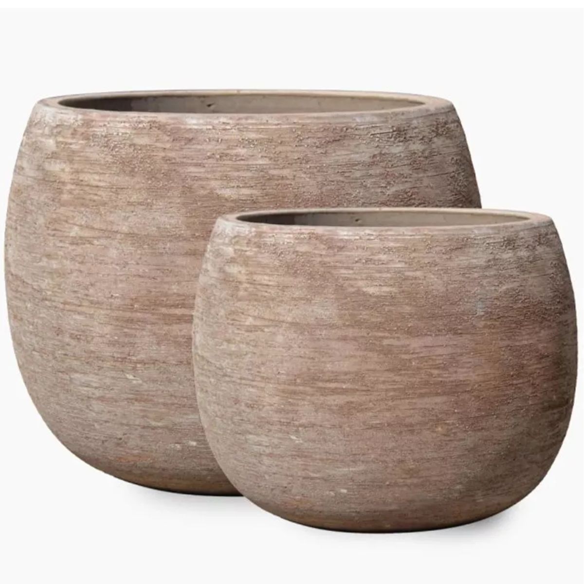 Vincent Shepherd Saya Outdoor Round Planters