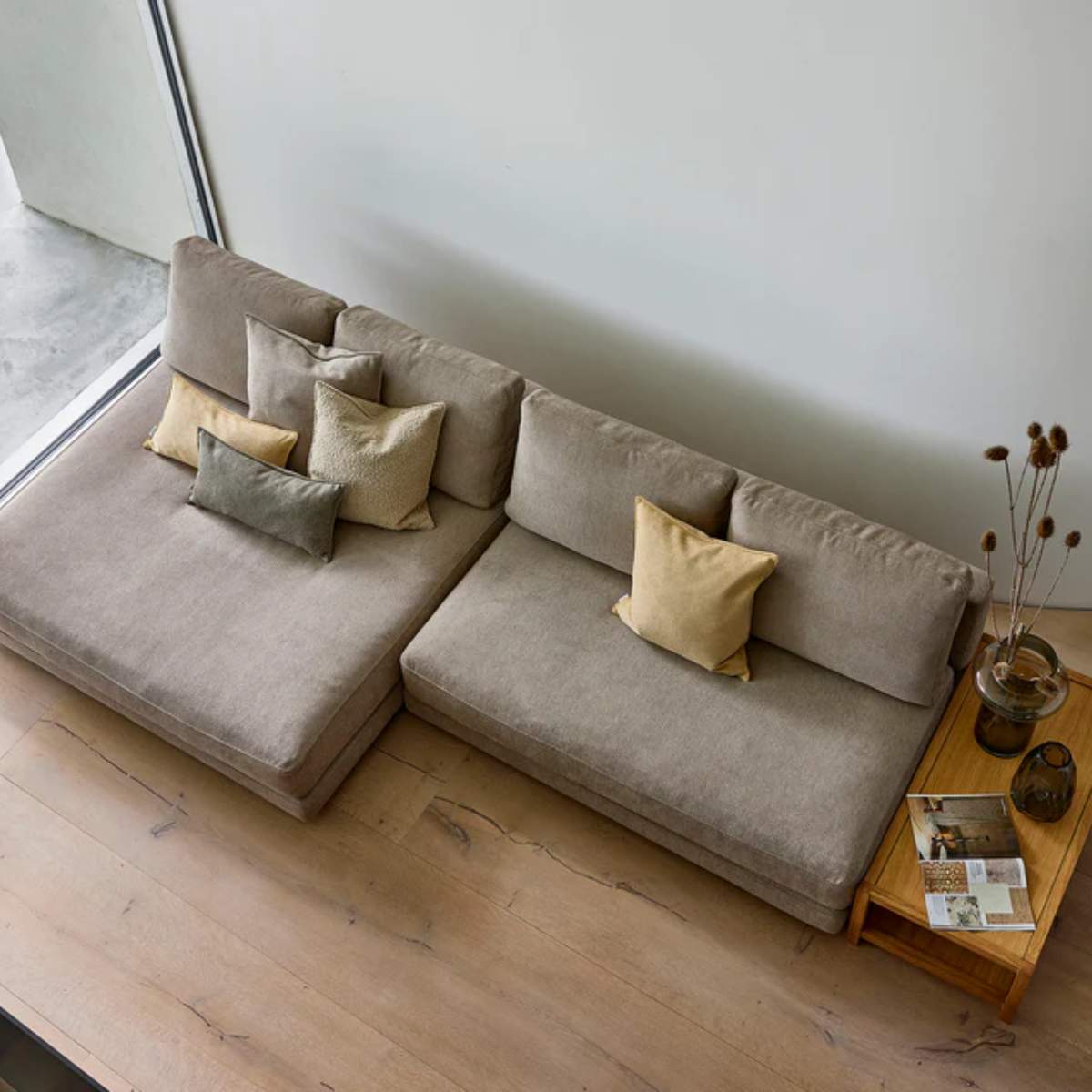 Cane-line Scale 2-Seater Sofa w/ Double Daybed And Armrest