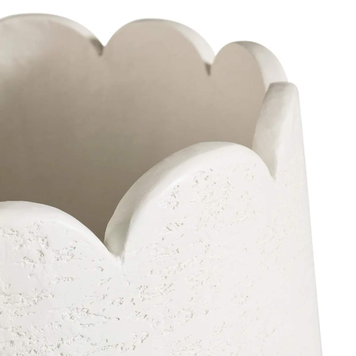 Jonathan Adler Scallop Concrete Planter