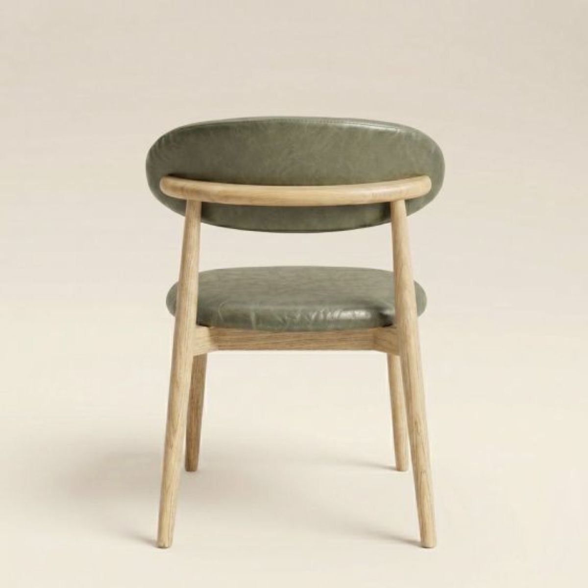 Trade Furniture Scandi Faux Leather Oak Dining Chair
