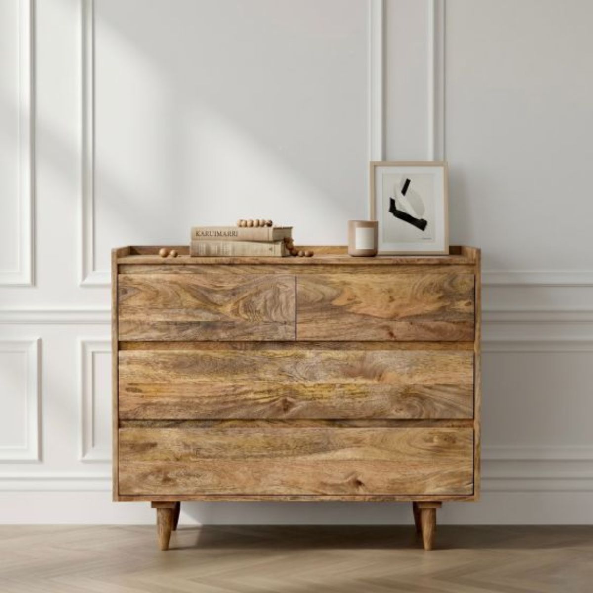 Trade Furniture Scandi Mango 100cm 4 Drawer Chest