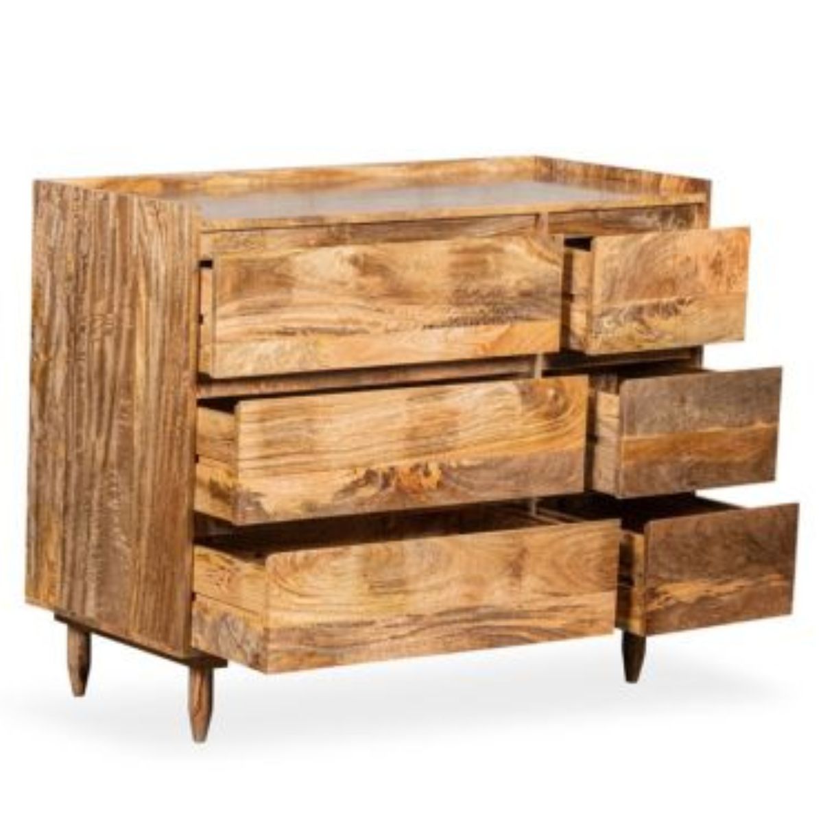Trade Furniture Scandi Mango 115cm 6 Drawer Sideboard