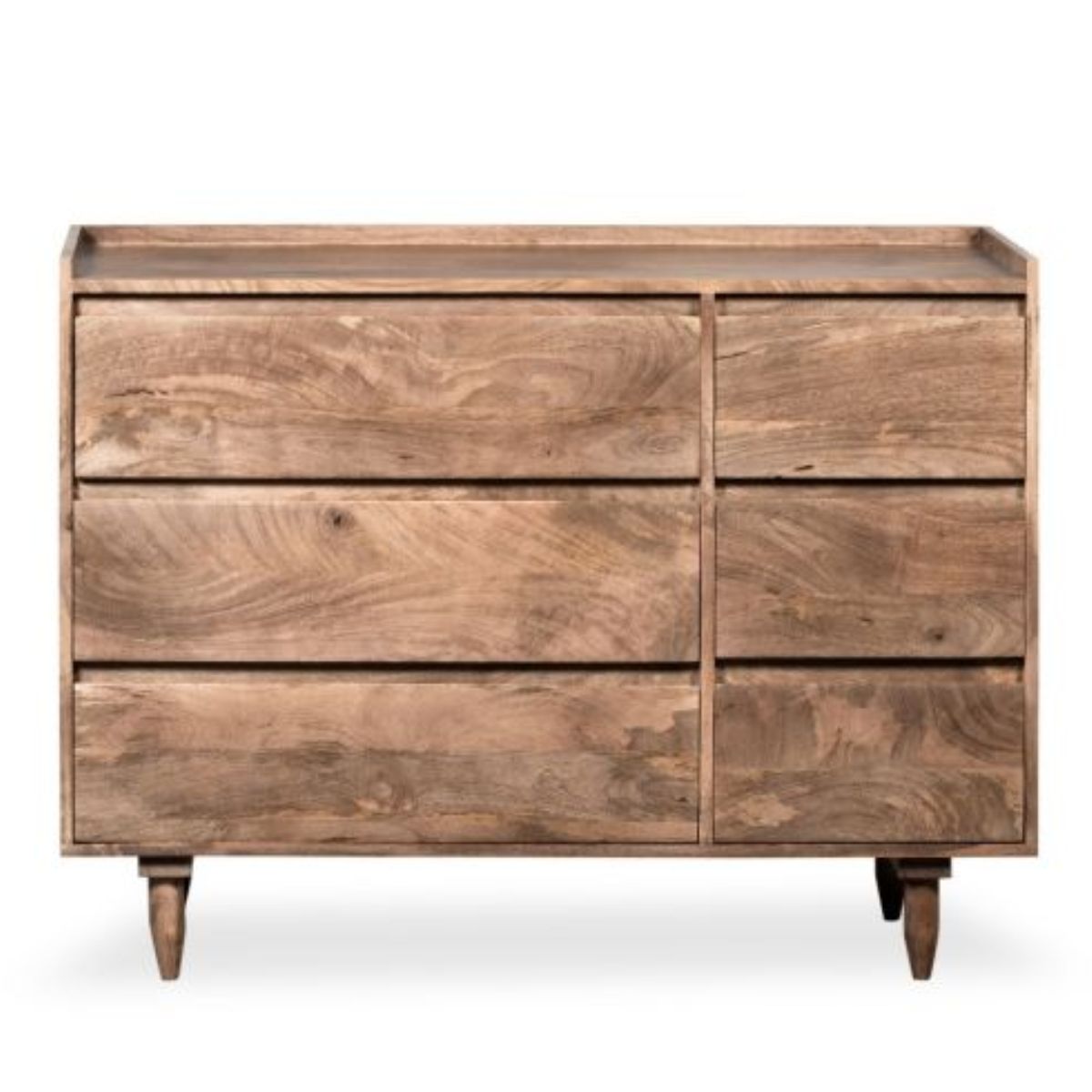 Trade Furniture Scandi Mango 115cm 6 Drawer Sideboard