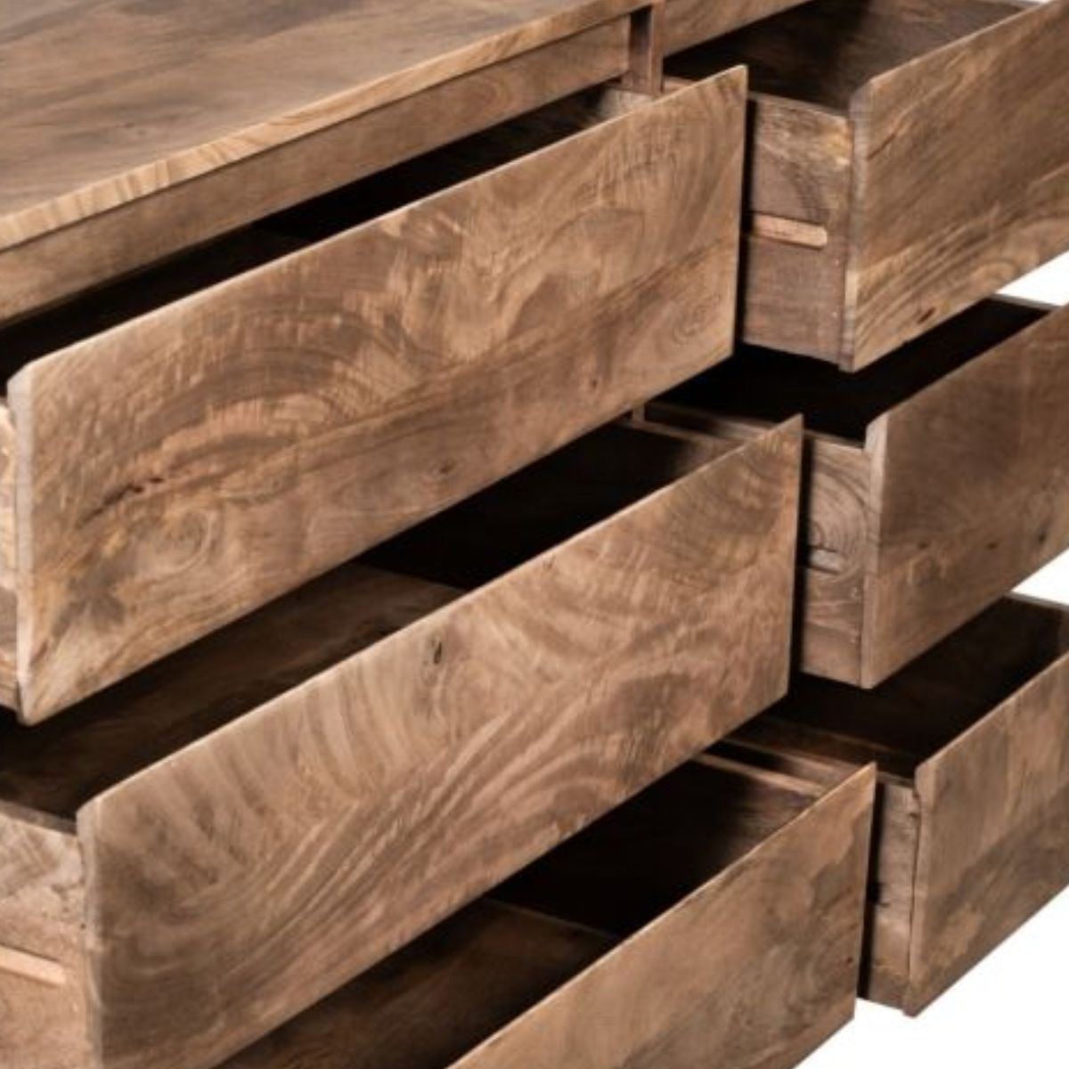 Trade Furniture Scandi Mango 115cm 6 Drawer Sideboard