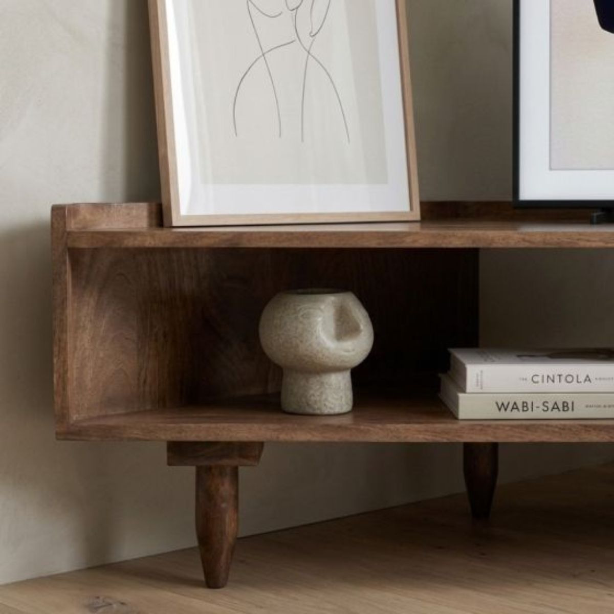 Trade Furniture Scandi Mango 120cm Corner TV Unit