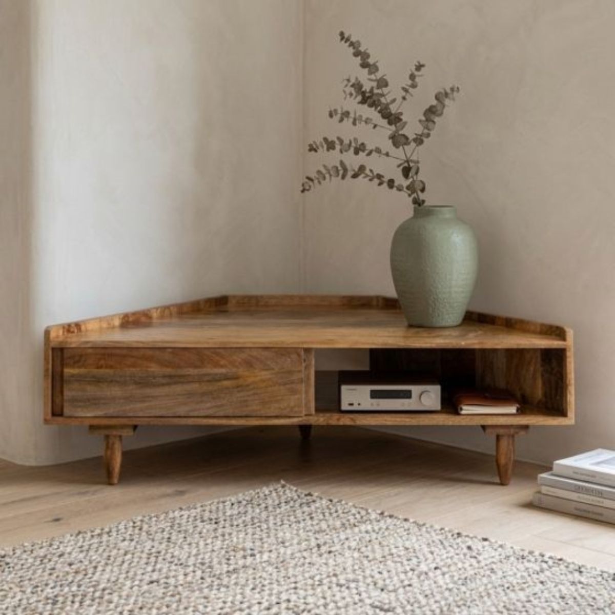 Trade Furniture Scandi Mango 120cm Corner TV Unit