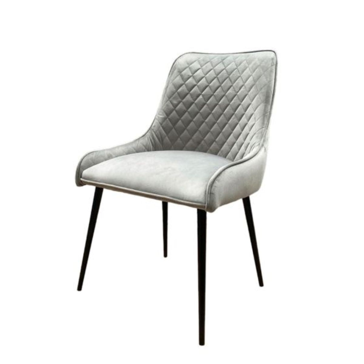 Trade Furniture Scandi Mango 130cm Dining Table & 4 Henley Velvet Dining Chairs (6 Colours)