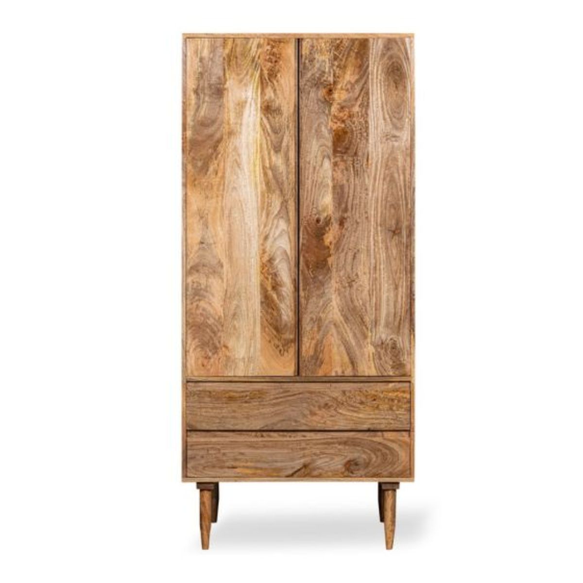 Trade Furniture Scandi Mango 2 Drawer Wardrobe
